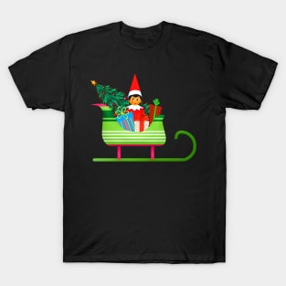 Christmas Elf Gift Boxes T-Shirt